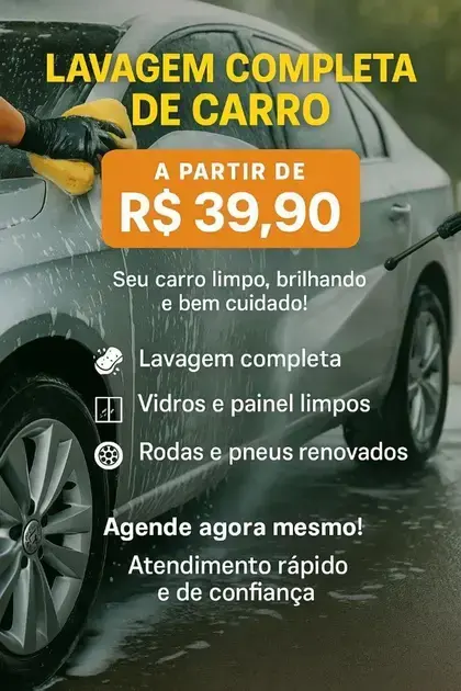 Serviços de lavagem de carro Brasil
